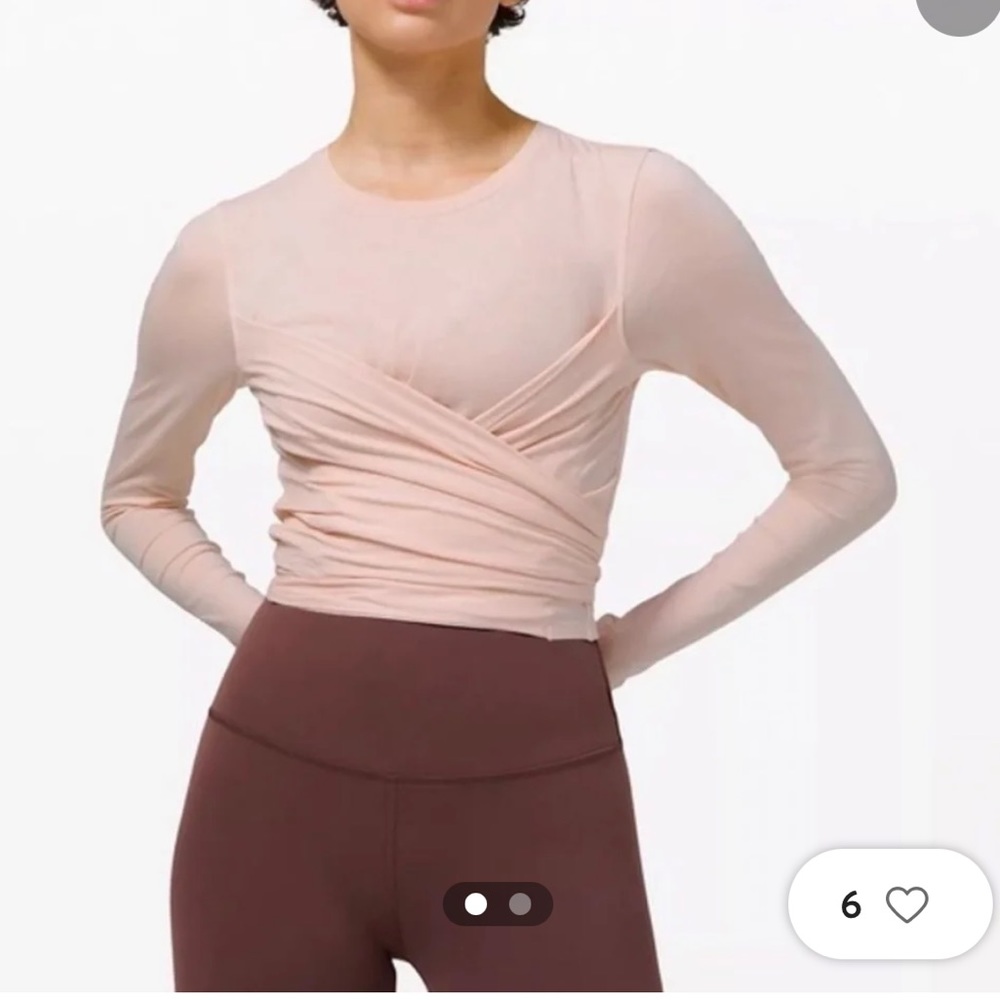 Lululemon long sleeve yoga top